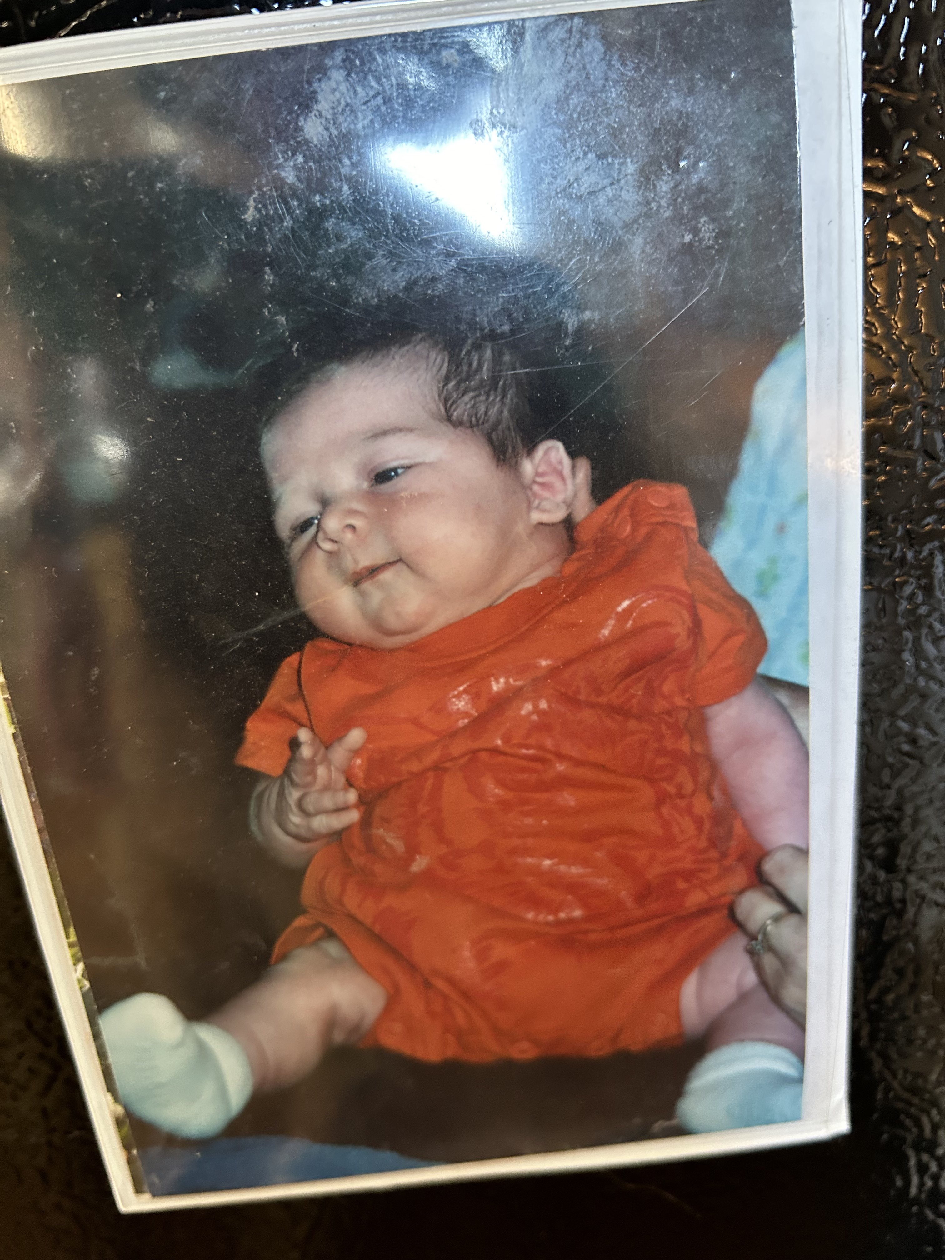 A cute baby photo of the author